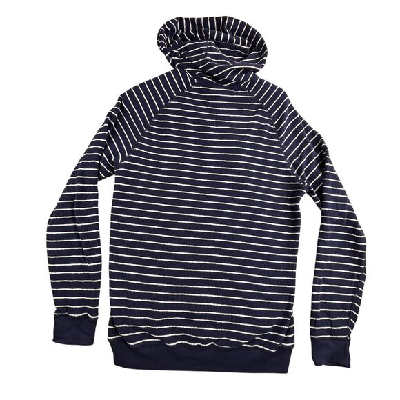 Disney Parks Hoodie Mens Medium Mickey American Flag Full Zip USA Striped Cotton - Picture 2 of 12